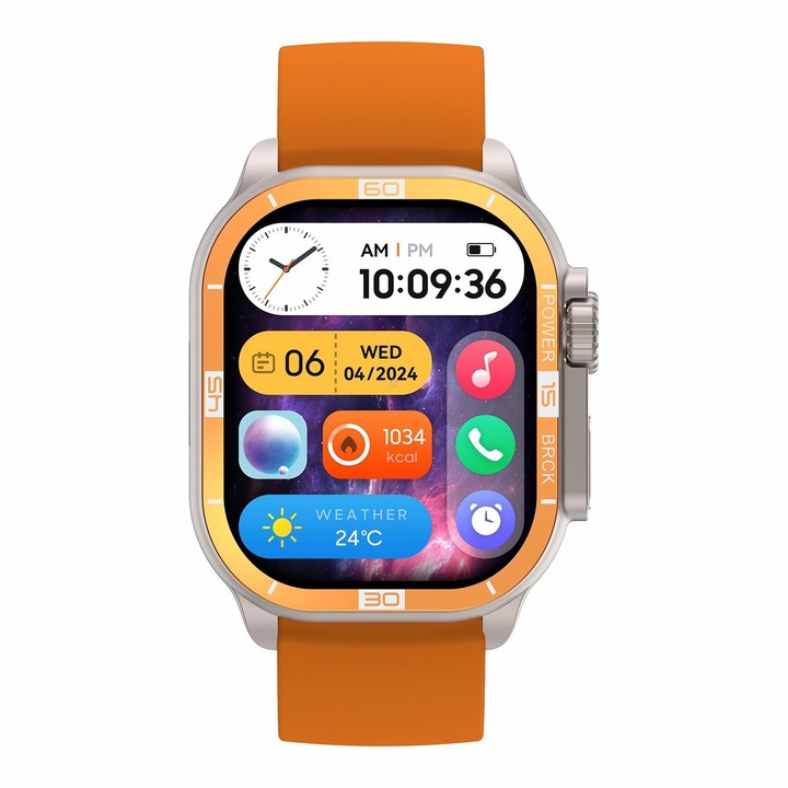 HK96S 2.06 inch BT5.3 IP68 Sport Smart Watch, Support Bluetooth Call / Sleep / Blood Oxygen / Heart Rate / Blood Pressure Health