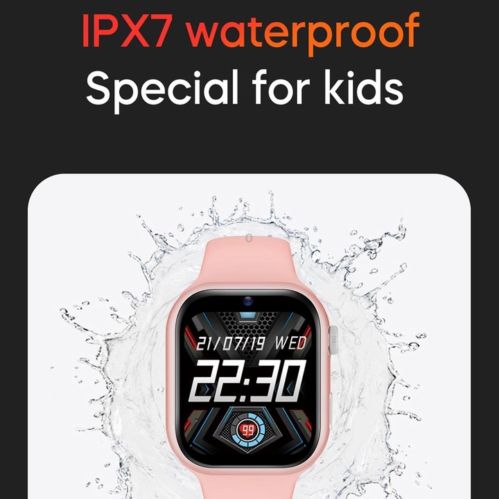 K20 1.81 inch Children Sport Smart Watch, Support Video Call / Message Notification / GPS / WiFi / AI(Silver)