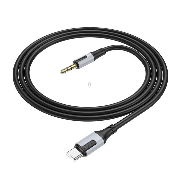 Borofone BL19 AUX Creator Audio Cable, 3.5mm to Type-C Cable, Length: 1m(White)
