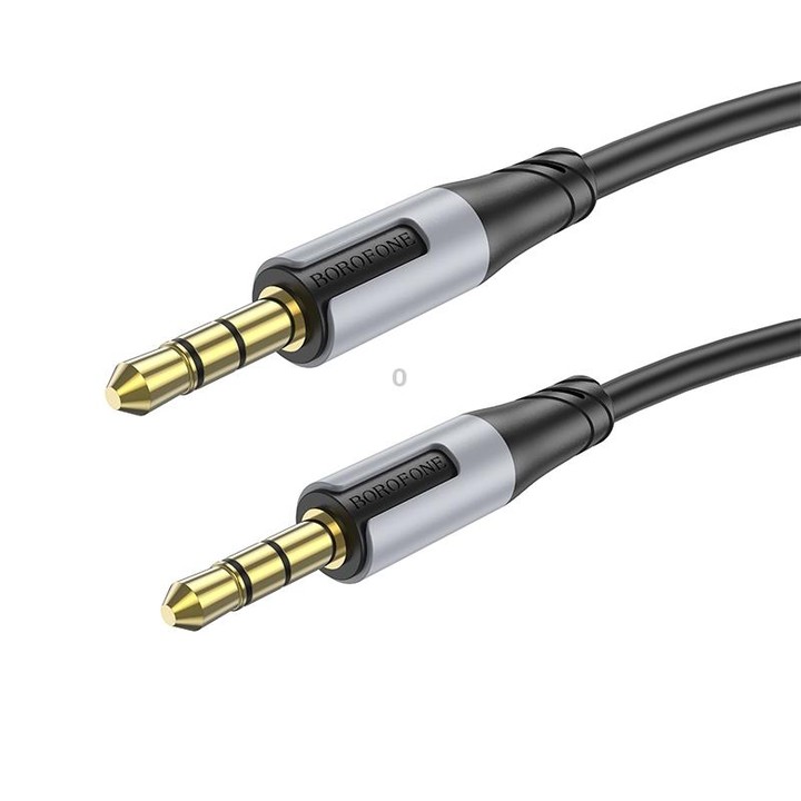 Borofone BL19 AUX Creator Audio Cable, 3.5mm to 3.5mm Cable, Length: 1m(Black)
