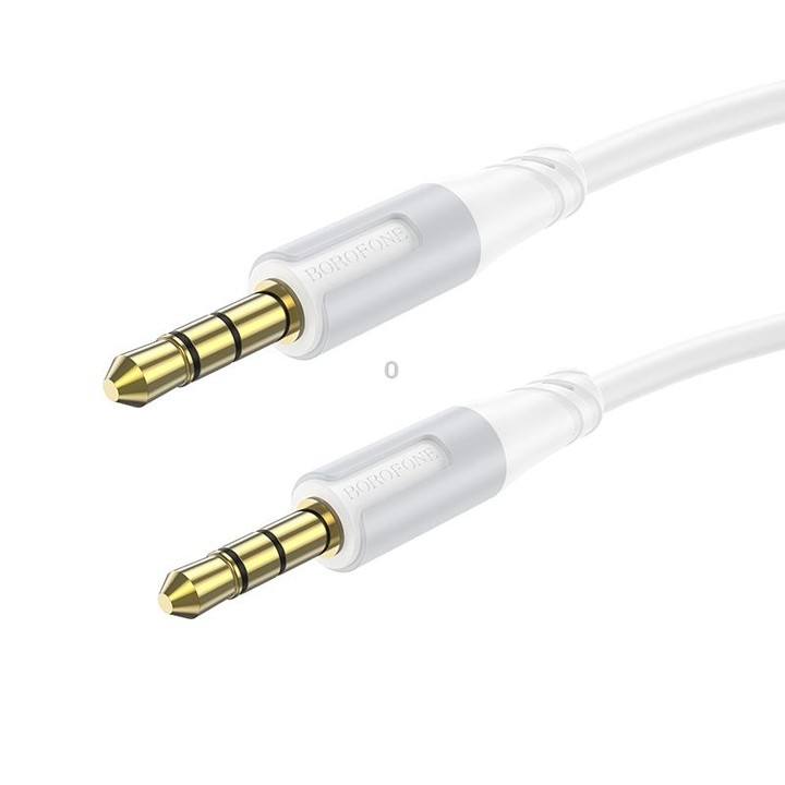 Borofone BL19 AUX Creator Audio Cable, 3.5mm to 3.5mm Cable, Length: 1m(White)