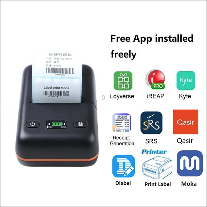 BT-58L 58mm USB+Bluetooth Thermal Label Printer(EU Plug)
