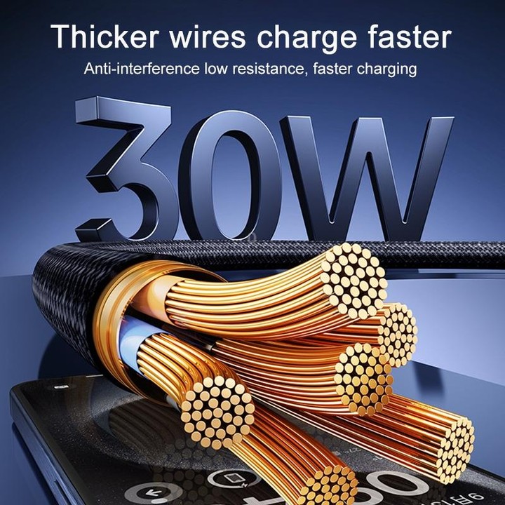 REMAX RC-C100 1.2m 30W Type-C to Type-C Fast Charging Braided Data Cable(Black)
