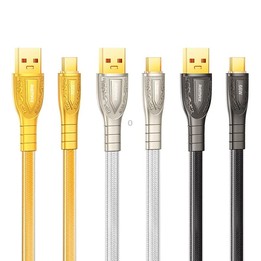 REMAX RC-C167 Prime 1.2m 66W USB to Type-C Braided Fast Charging Cable(Black)