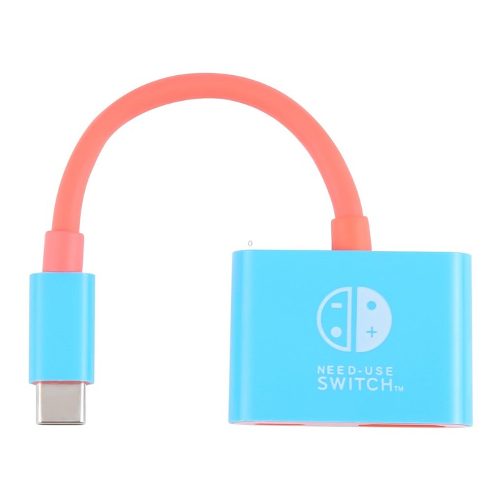 2 in 1 USB-C / Type-C to HDMI + USB-C / Type-C Video Converter for Switch / Steam
