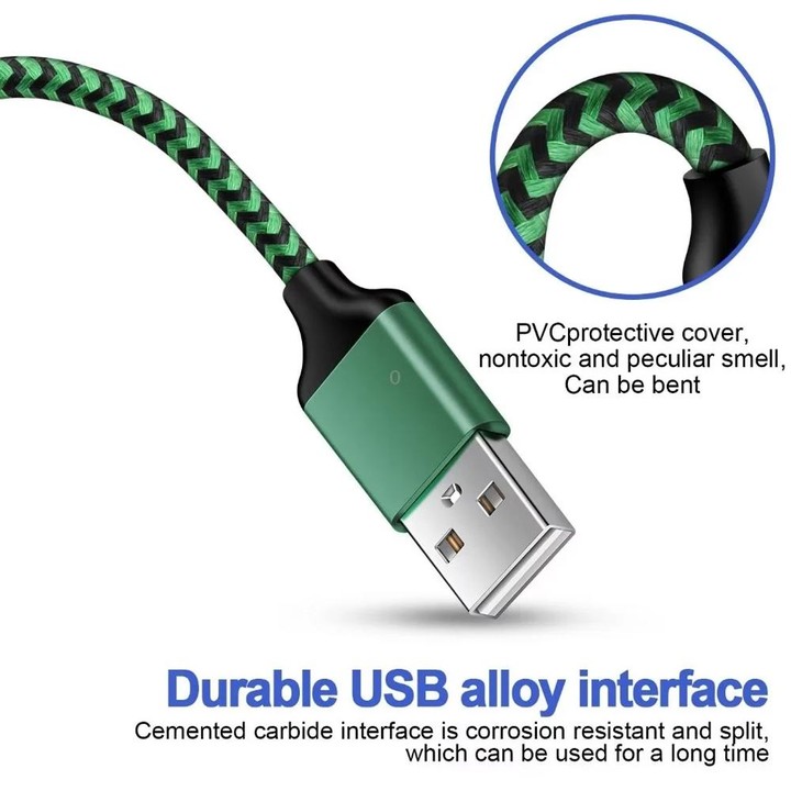 USB-A to Dual 3.5mm Separate Style Audio Adapter Cable, Length:2m(Green)