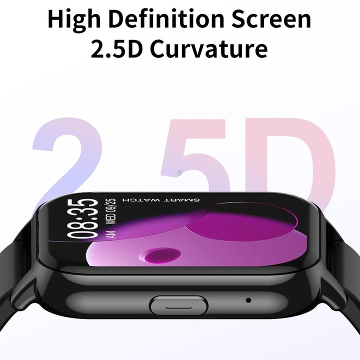 CY12 1.9 inch IPS Screen Smart Watch Supports Voice Calls / Health Monitoring(Black)