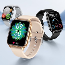 CY13 1.9 inch IPS Square Screen Smart Watch Supports Bluetooth Calls / Health Monitoring(Black)