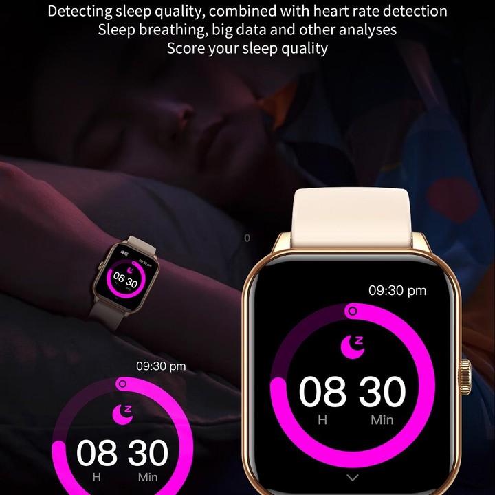 CY13 1.9 inch IPS Square Screen Smart Watch Supports Bluetooth Calls / Health Monitoring(Black)