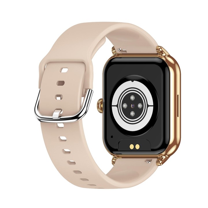 CY13 1.9 inch IPS Square Screen Smart Watch Supports Bluetooth Calls / Health Monitoring(Gold)