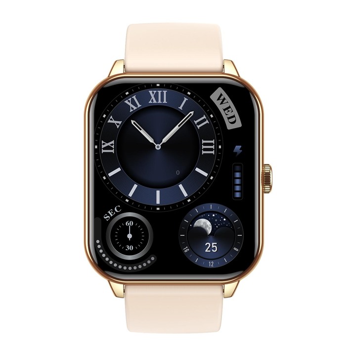 CY13 1.9 inch IPS Square Screen Smart Watch Supports Bluetooth Calls / Health Monitoring(Gold)