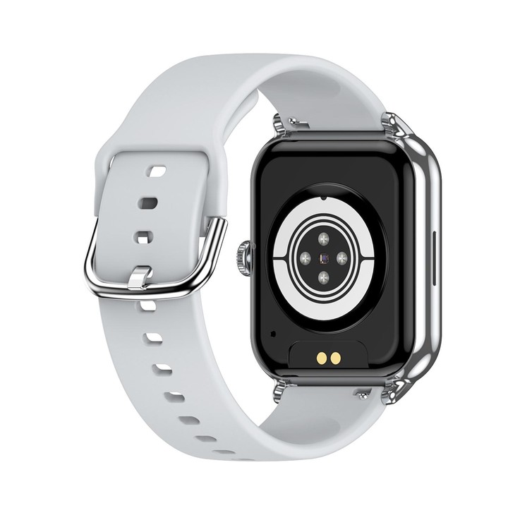 CY13 1.9 inch IPS Square Screen Smart Watch Supports Bluetooth Calls / Health Monitoring(Silver)