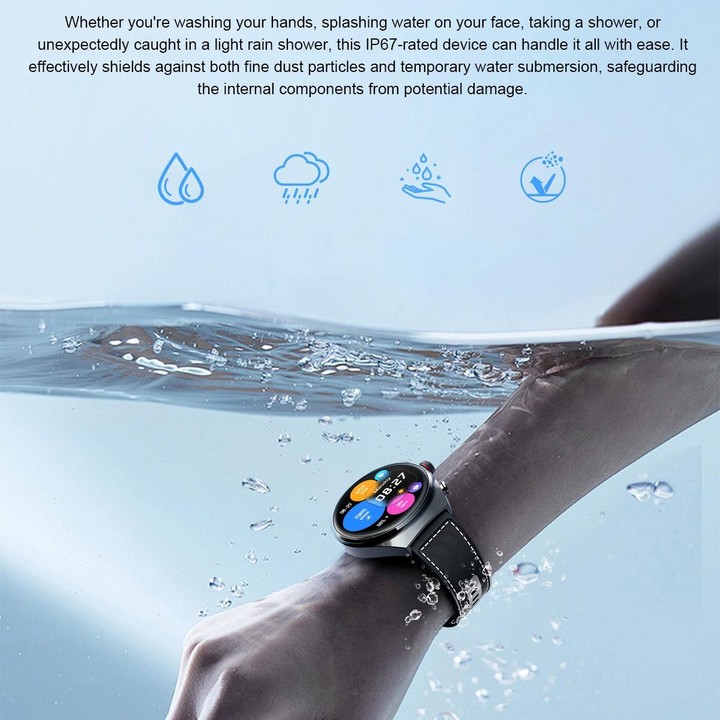 G95 1.53 inch IPS Screen 2 in 1 Bluetooth Earphone Smart Watch(Black)