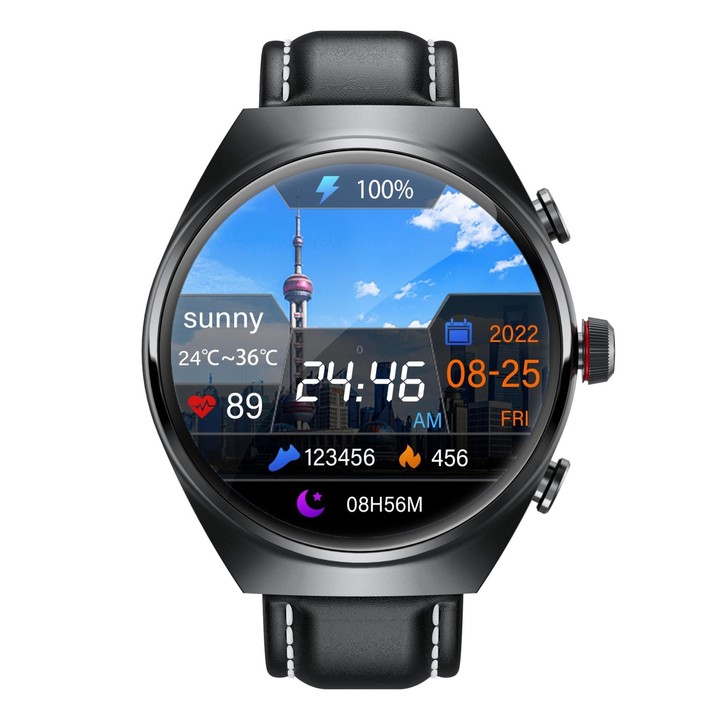 G95 1.53 inch IPS Screen 2 in 1 Bluetooth Earphone Smart Watch(Black)