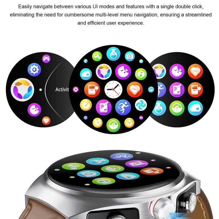 G95 1.53 inch IPS Screen 2 in 1 Bluetooth Earphone Smart Watch(Silver)