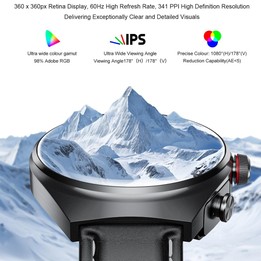 G95 1.53 inch IPS Screen 2 in 1 Bluetooth Earphone Smart Watch(Silver)