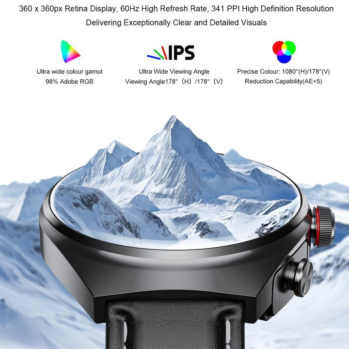 G95 1.53 inch IPS Screen 2 in 1 Bluetooth Earphone Smart Watch(Silver)