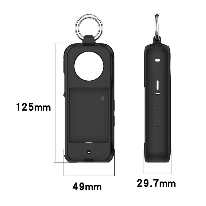 For Insta360 X4 Portable Silicone Protective Case(White)