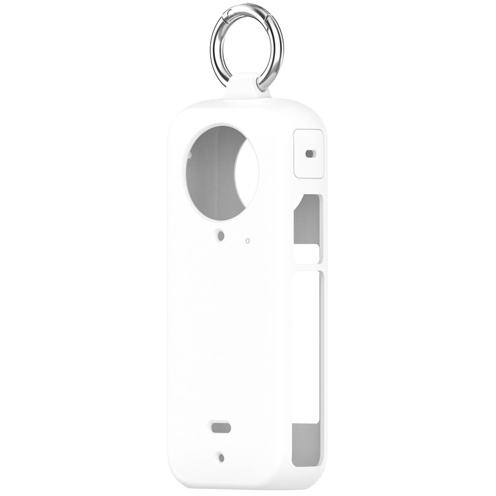 For Insta360 X4 Portable Silicone Protective Case(White)
