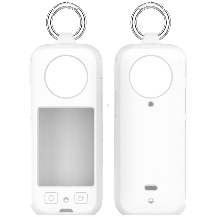 For Insta360 X4 Portable Silicone Protective Case(White)