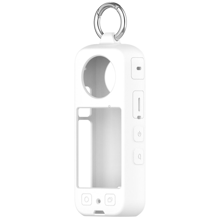 For Insta360 X4 Portable Silicone Protective Case(White)