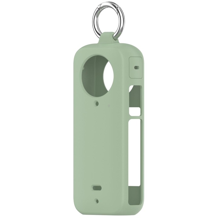 For Insta360 X4 Portable Silicone Protective Case(Ice Green)