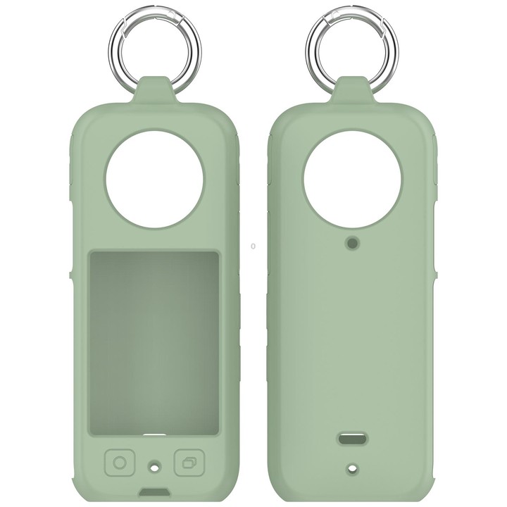 For Insta360 X4 Portable Silicone Protective Case(Ice Green)