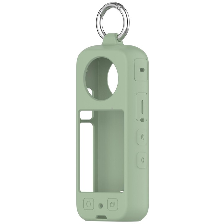 For Insta360 X4 Portable Silicone Protective Case(Ice Green)