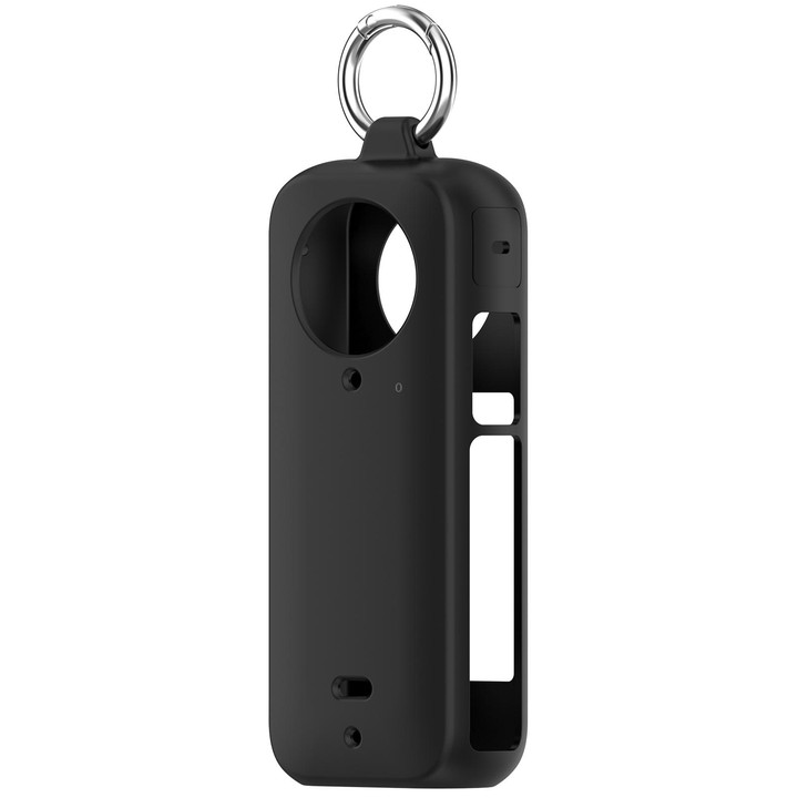 For Insta360 X4 Portable Silicone Protective Case(Black)