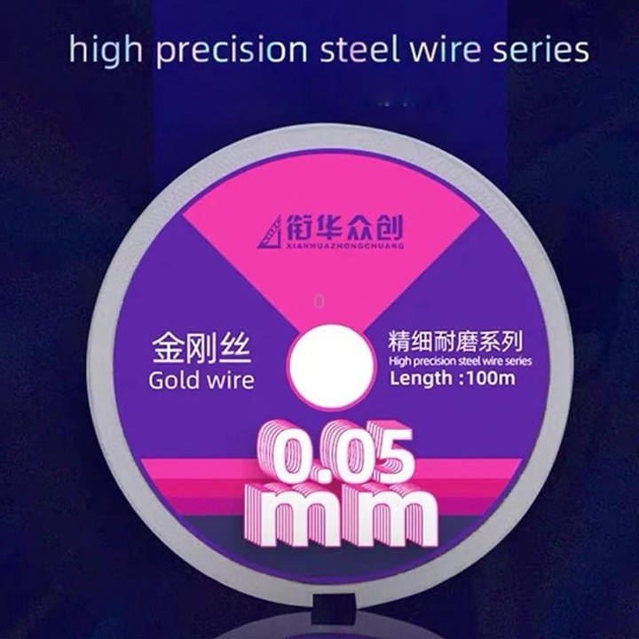 0.02mm x 100m Curved LCD Screen Separation Diamond Wire