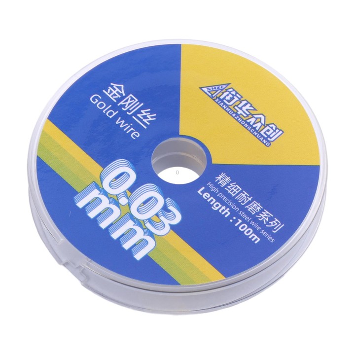 0.03mm x 100m Curved LCD Screen Separation Diamond Wire