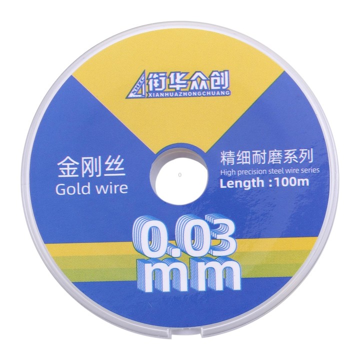 0.03mm x 100m Curved LCD Screen Separation Diamond Wire