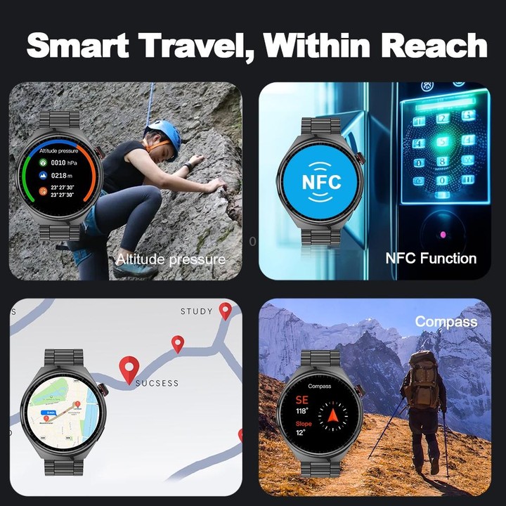 LF38 1.6 inch IPS Screen Steel Strap Smart Watch Supports Blood Oxygen Monitoring(Silver)