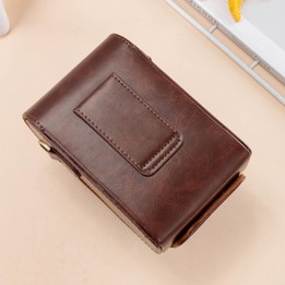 For FUJIFILM X100VI Full Body Leather Camera Case Bag with Strap(Black)