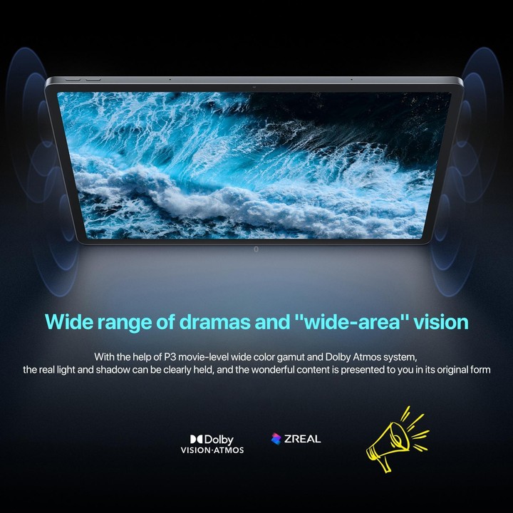 Lenovo Xiaoxin Pad Pro 12.7 inch 2025 WiFi Tablet, 8GB+128GB, ZUI 16, MediaTek Dimensity 8300 Octa Core, Support Fingerprint & F