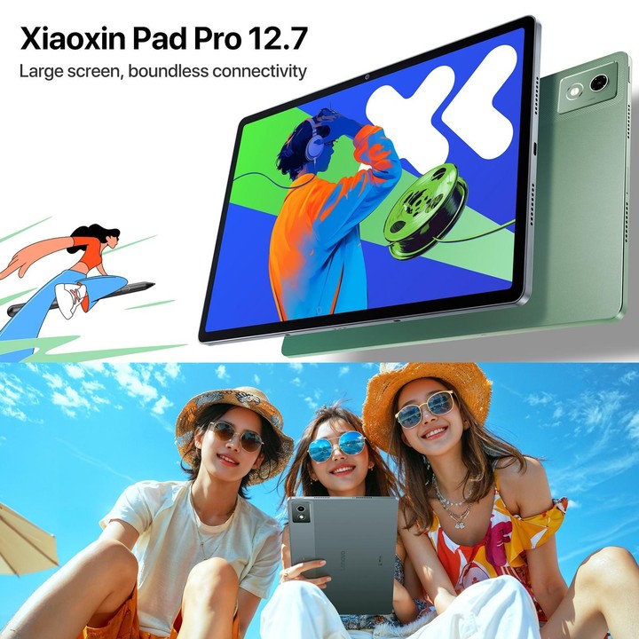 Lenovo Xiaoxin Pad Pro 12.7 inch 2025 WiFi Tablet, 8GB+256GB, ZUI 16, MediaTek Dimensity 8300 Octa Core, Support Fingerprint & F