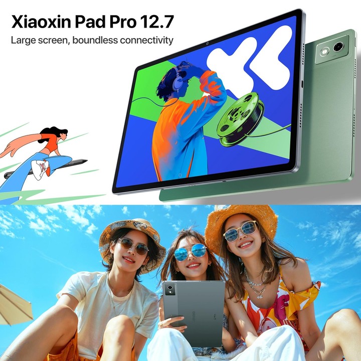 Lenovo Xiaoxin Pad Pro 12.7 inch 2025 WiFi Tablet, 12GB+256GB, ZUI 16, MediaTek Dimensity 8300 Octa Core, Support Fingerprint &