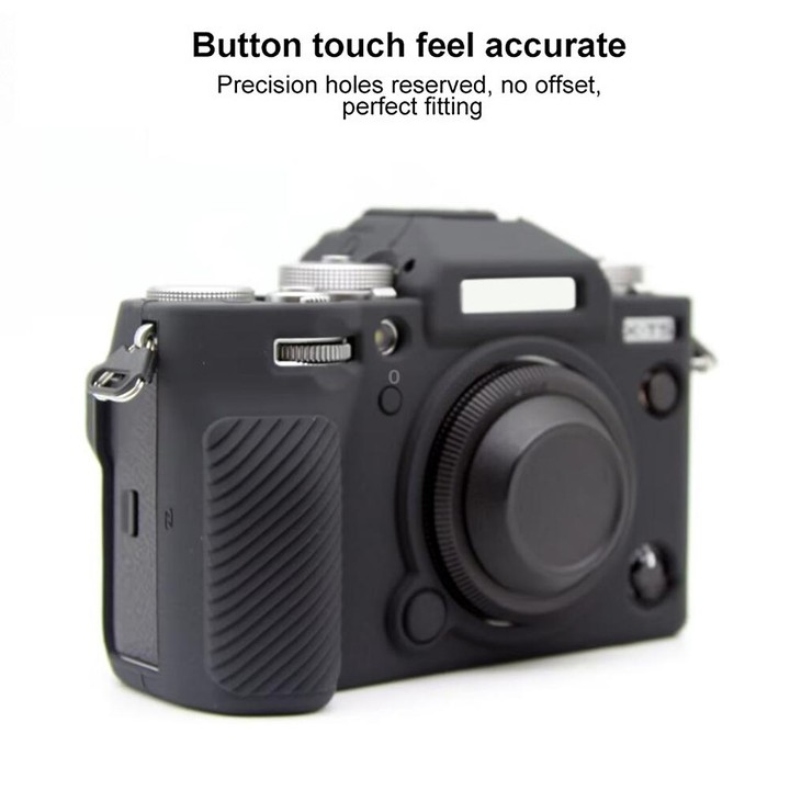 For FUJIFILM X-T5 Soft Silicone Protective Case(Black)