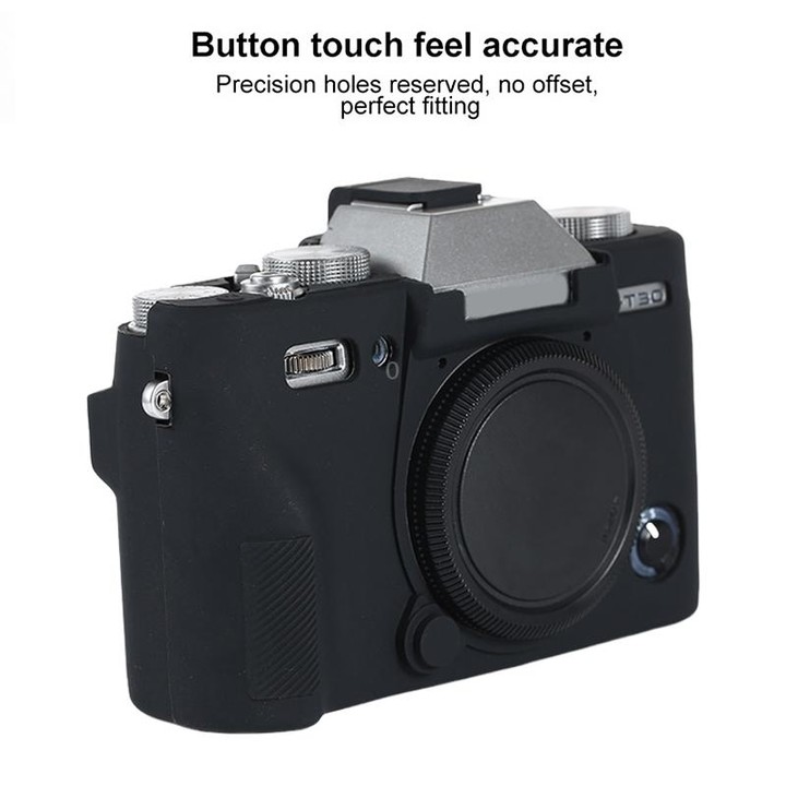 For FUJIFILM X-T30 II Soft Silicone Protective Case(Black)