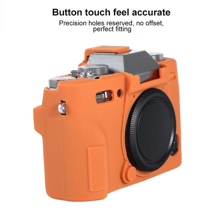 For FUJIFILM X-T30 II Soft Silicone Protective Case(Orange)