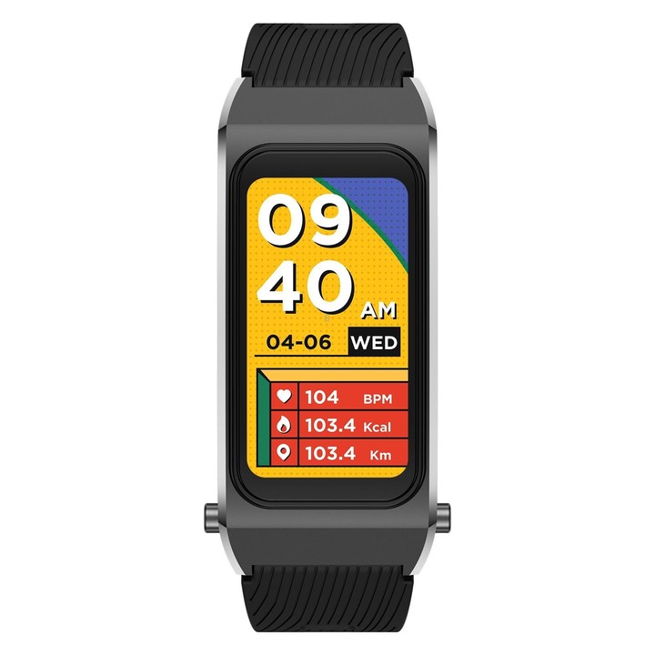 B7 Pro 1.5 inch 2 in 1 Bluetooth Earphone Silicone Strap Smart Watch, Support Heart Rate / Sleep Monitoring(Black)
