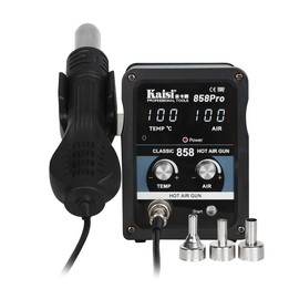 Kaisi 858Pro Smart Sleep Lead-free Digital Display Hot Air Gun Desoldering Station, Plug:US Plug