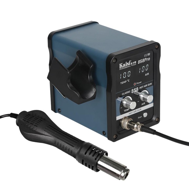 Kaisi 858Pro Smart Sleep Lead-free Digital Display Hot Air Gun Desoldering Station, Plug:US Plug