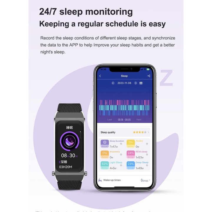B7 Pro 1.5 inch 2 in 1 Bluetooth Earphone Silicone Strap Smart Watch, Support Heart Rate / Sleep Monitoring(Gold)