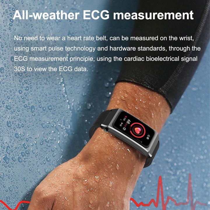 B7 Pro 1.5 inch 2 in 1 Bluetooth Earphone Silicone Strap Smart Watch, Support Heart Rate / Sleep Monitoring(Gold)