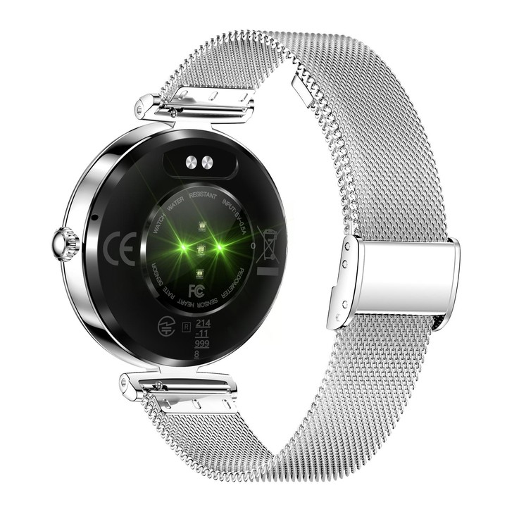 NX17 Pro 1.19 inch AMOLED Screen Steel Strap Smart Watch, Support Health Monitoring / Bluetooth Call(Silver)