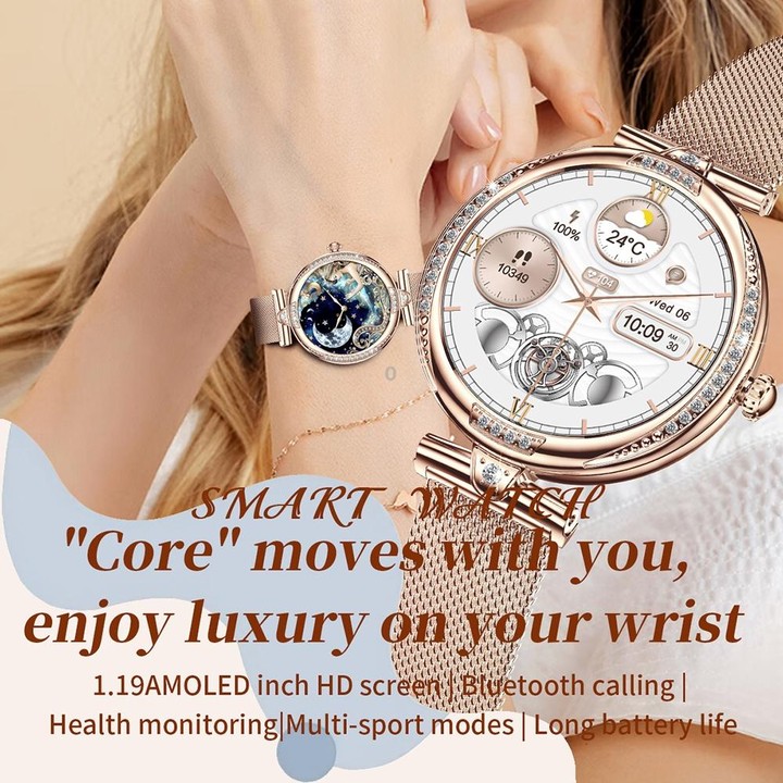 NX17 Pro 1.19 inch AMOLED Screen Steel Strap Smart Watch, Support Health Monitoring / Bluetooth Call(Silver)