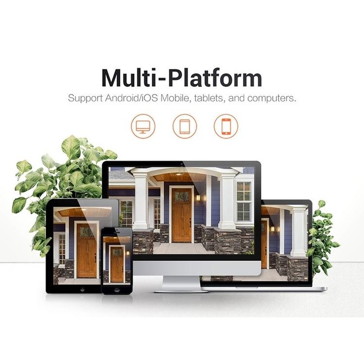 ESCAM QF518 5MP Smart WiFi IP Camera, Support AI Humanoid Detection / Auto Tracking / Dual Light Night Vision / Cloud Storage /