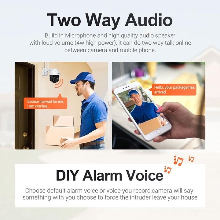 ESCAM QF518 5MP Smart WiFi IP Camera, Support AI Humanoid Detection / Auto Tracking / Dual Light Night Vision / Cloud Storage /