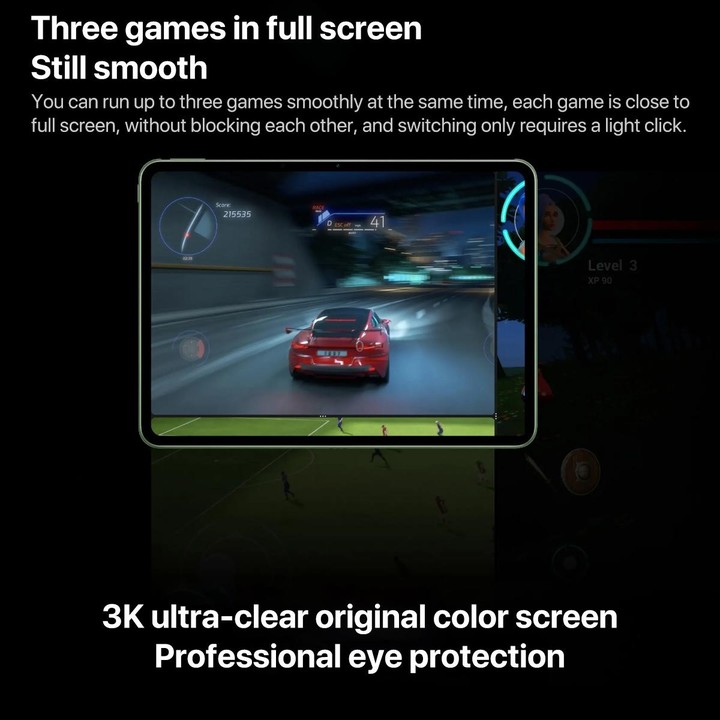 OnePlus Pad Pro 12.1 inch Tablet PC, 12GB+256GB, ColorOS 14.1 Qualcomm Snapdragon 8 Gen3 Octa Core(Gray)